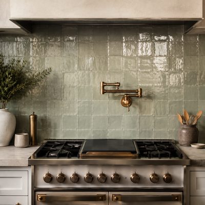 Zellige backsplash