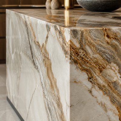 Quartzite waterfall detail